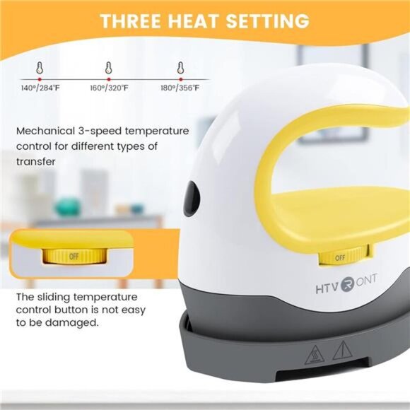 Heat Press Mini Heat Press Machine, Small Heat Press Portable Iron Press Machine - Picture 2 of 7